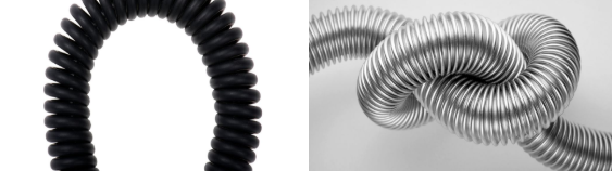 The relationship between extruded ptfe tube and Teflon spring tube